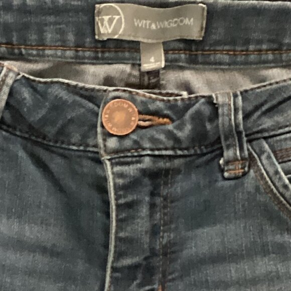 Wit & Wisdom Ab-Solution Skinny Ankle Jeans Lt-Med Wash Sz 4 (30.5x30) Blue 186A - Picture 9 of 11